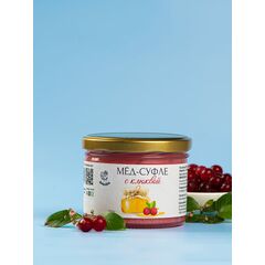 Мед-суфле с клюквой 250 г , фото 