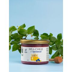 Мед-суфле с черникой 250 г , фото 