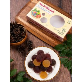 Мармелад Ассорти (из сосновой шишки, из морошки, из черники, из брусники, из лесных ягод) 150 г, фото 
