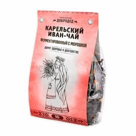Иван-Чай листовой ферментированный с сушеными ягодами морошки 50 г, фото 