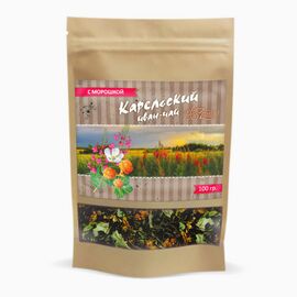 Иван-Чай листовой ферментированный с сушеными ягодами морошки 100 г, фото 