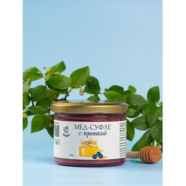 Мед-суфле с черникой 250 г, фото 