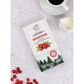 Шоколад молочный с карельской брусникой, фото 