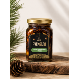 Сироп из сосновой шишки с орехами «Рускеала», фото 