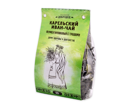 Иван-Чай листовой ферментированный с травами 50 г, фото 