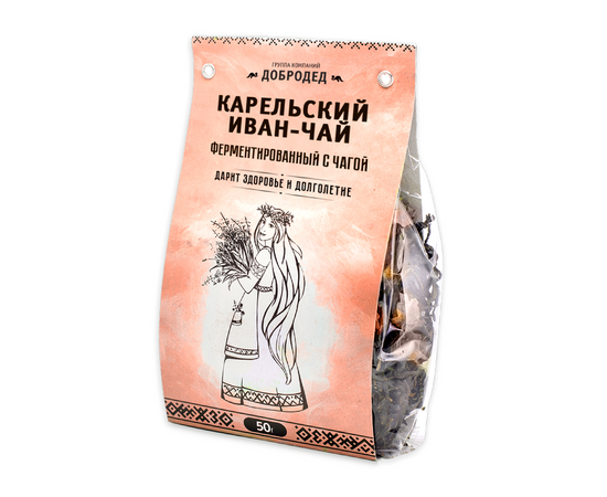 Иван-Чай листовой ферментированный с чагой 50 г, фото 
