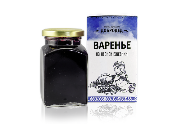 Варенье из Ежевики баночка 300 г  в коробочке с магнитиком, фото , изображение 13