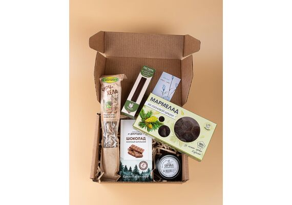 Набор "Зима в сосновом лесу" (короб M), фото , изображение 2