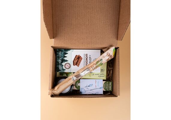 Набор "Зима в сосновом лесу" (короб M), фото , изображение 4