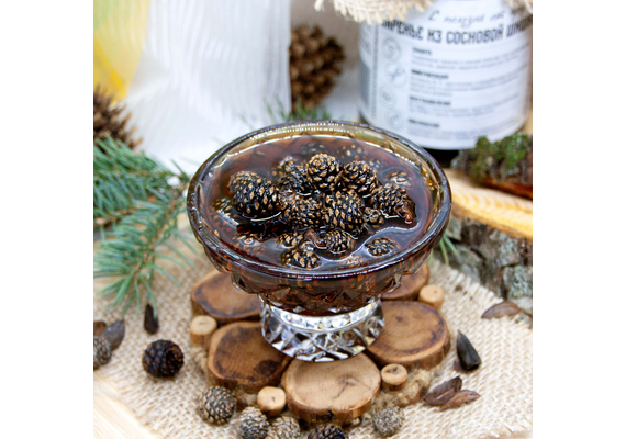 Варенье из Сосновой шишки  500 г Крафт упаковка, фото , изображение 2