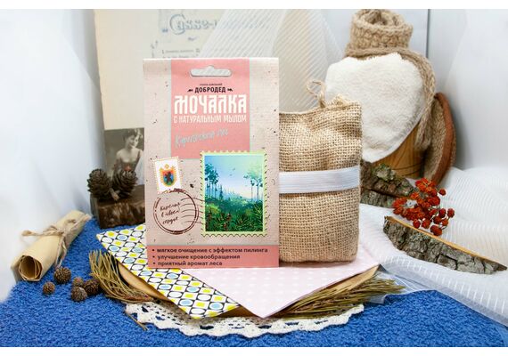Мочалка с мылом Карельский лес, фото , изображение 2