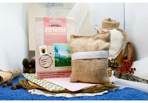 Мочалка с мылом Карельский лес, фото , изображение 3