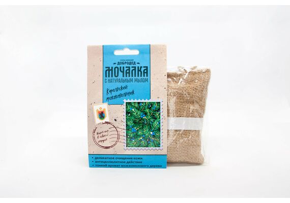 Мочалка с мылом Карельский можжевельник, фото , изображение 5