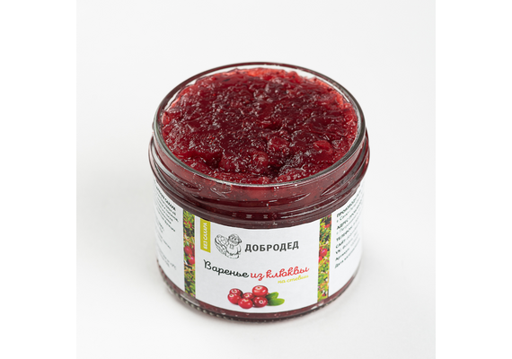 Варенье из клюквы без сахара 255 г, фото , изображение 5