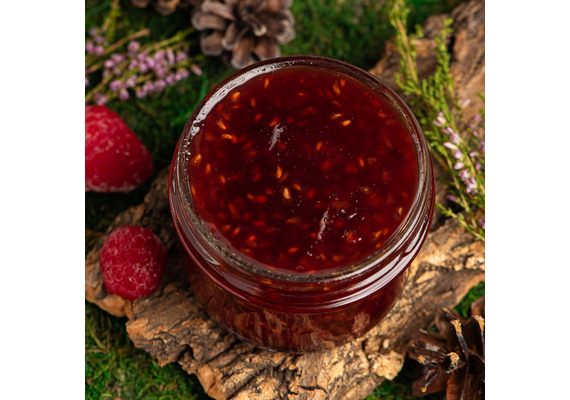 Варенье из Лесной малины баночка 120 г, фото , изображение 3