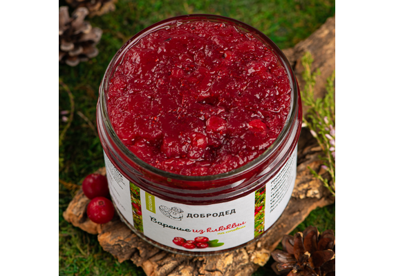 Варенье из клюквы без сахара 255 г, фото , изображение 3