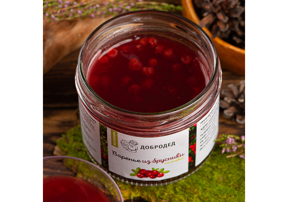 Варенье из брусники без сахара 265 г, фото , изображение 4