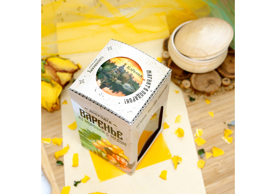 Морошка с медом (без сахара) 300 г Сувенирная коробочка, фото , изображение 4