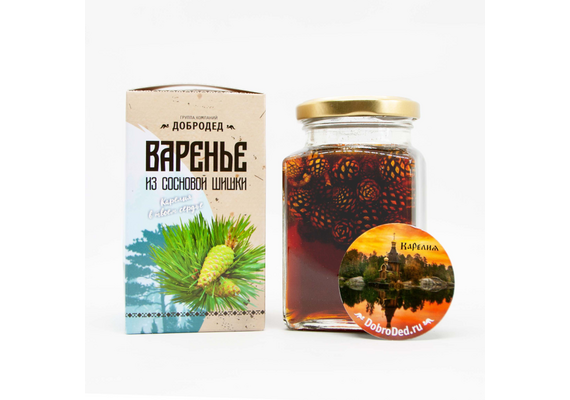 Варенье из Сосновых шишек баночка 300 г в коробочке с магнитиком, фото , изображение 5 Варенье из Сосновых шишек баночка 300 г в коробочке с магнитиком, фото , изображение 5