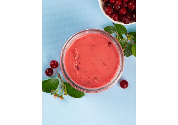 Мед-суфле с клюквой 250 г, фото , изображение 3