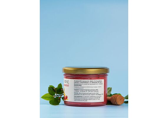 Мед-суфле с земляникой 250 г, фото , изображение 2