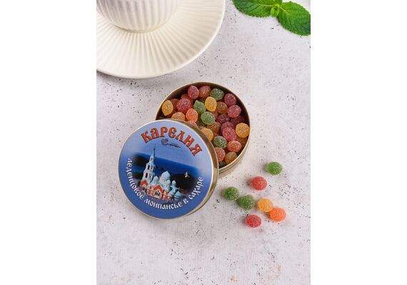 Монпансье леденцовое ассорти цветное (виды Валаама), 80 г, фото , изображение 3