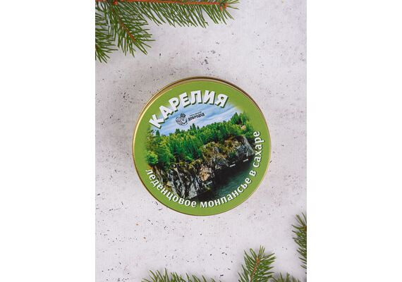 Монпансье леденцовое ассорти цветное (каньон Рускеала), 80 г, фото 