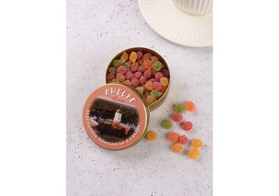 Монпансье леденцовое ассорти цветное (виды Выборга), 80 г, фото , изображение 3