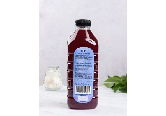 Морс карельская лесная ягода 1 л, фото , изображение 2