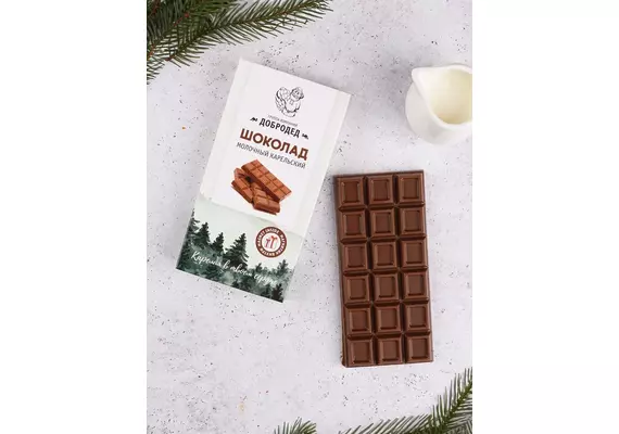 Шоколад молочный Карелия (Карелия это…, Лес, Лось) (плитка), фото , изображение 2